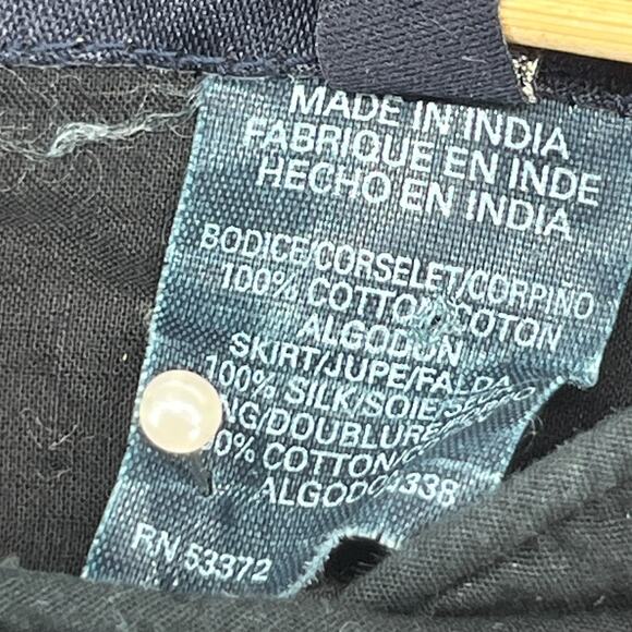 FRENCH CONNECTION Top Womens 2 Camisole Embroidered Ric Rac Trim Boho Black - Picture 13 of 16